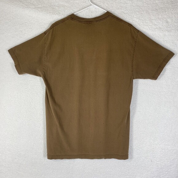 Vintage y2k Redsand Brown T-shirt Surfer Skater Logo Distressed No Tag MEASURED - Picture 6 of 11